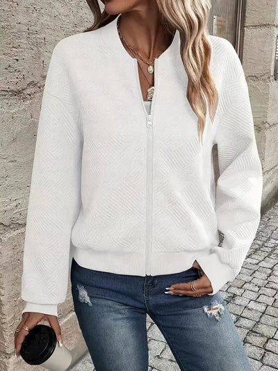 Shanie - Cozy Patterned Jacket