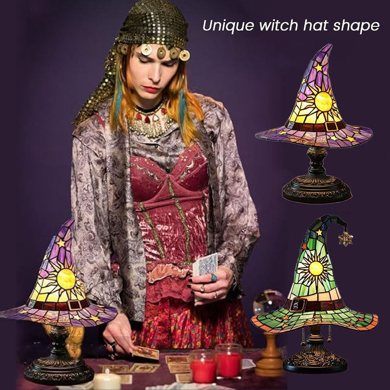 Witch Hat LED Night Light with Warm Glow