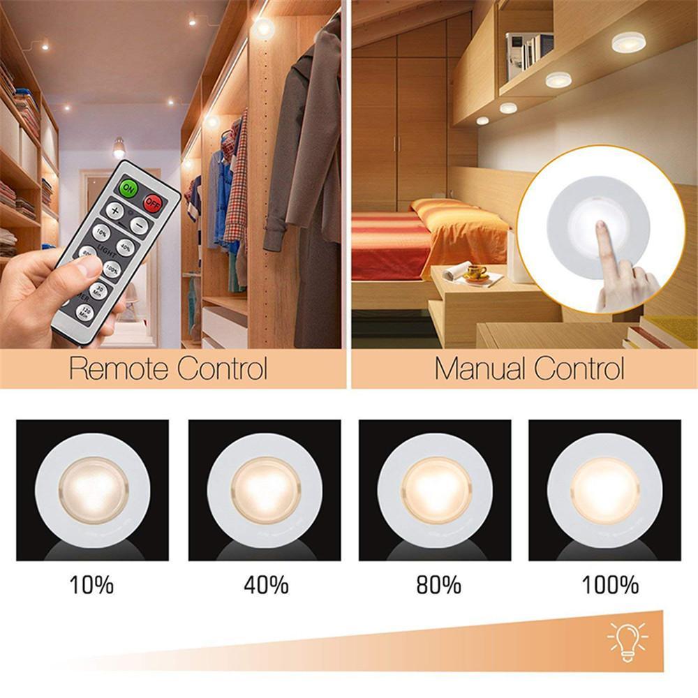 Wireless LED Touch Night Light with Remote Control