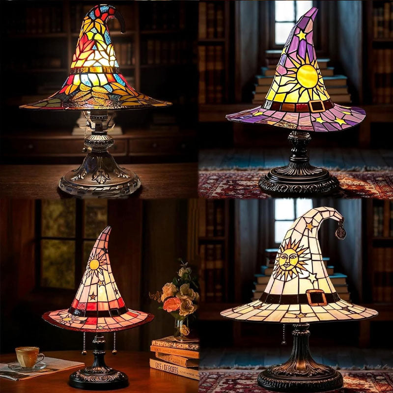 Witch Hat LED Night Light with Warm Glow