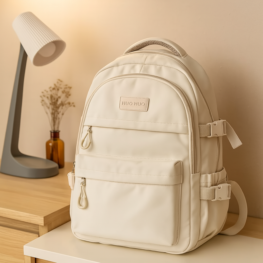 Spacious Ergonomic School Backpack with Multiple Pockets