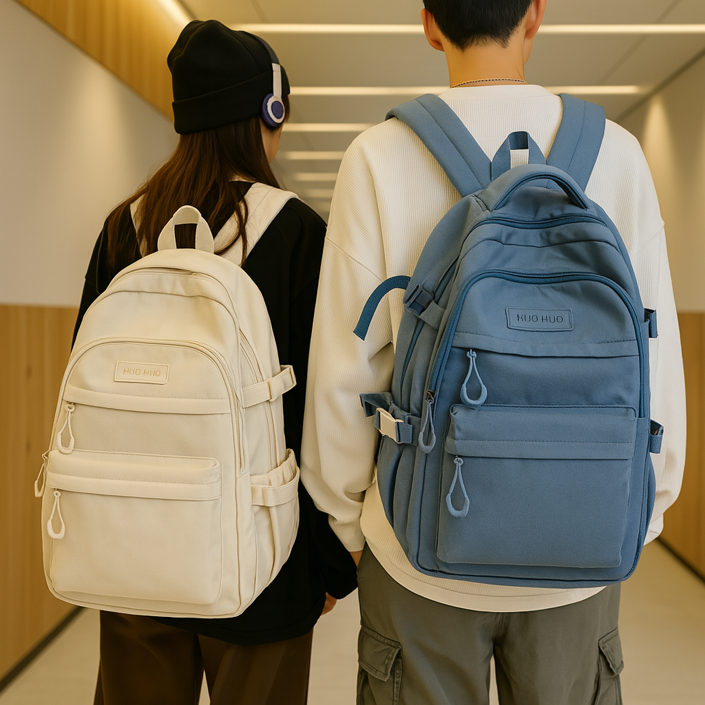 Spacious Ergonomic School Backpack with Multiple Pockets
