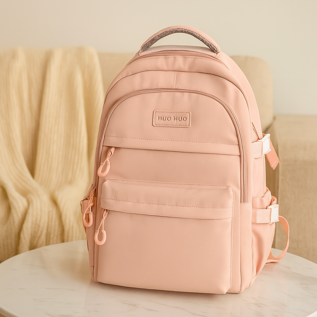 Spacious Ergonomic School Backpack with Multiple Pockets