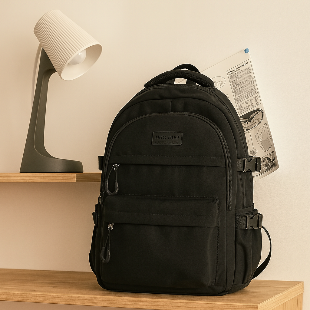 Spacious Ergonomic School Backpack with Multiple Pockets