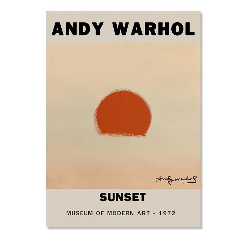 Abstract Canvas Wall Art Poster - Modern Waterproof Ink Design