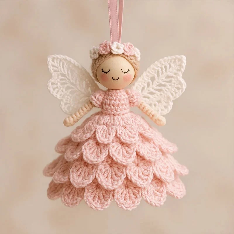 DIY Crochet Angel Ornament Craft Kit for Beginners