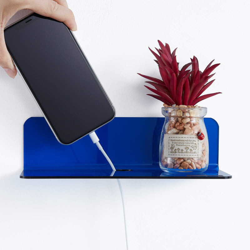 Neon Acrylic Floating Shelf Set of 2