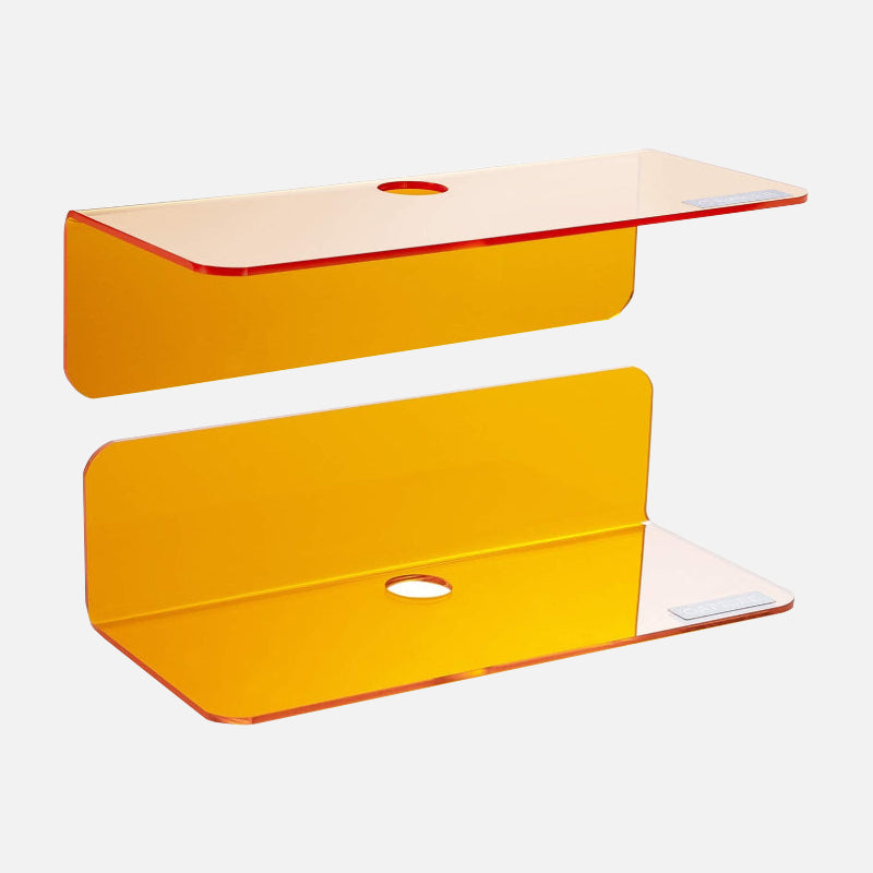 Neon Acrylic Floating Shelf Set for Small Items