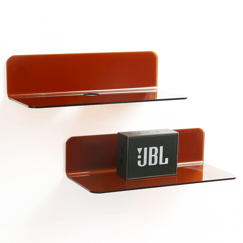 Neon Acrylic Floating Shelf Set of 2