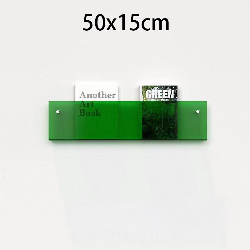 Clear Acrylic Wall-Mounted Magazine Holder