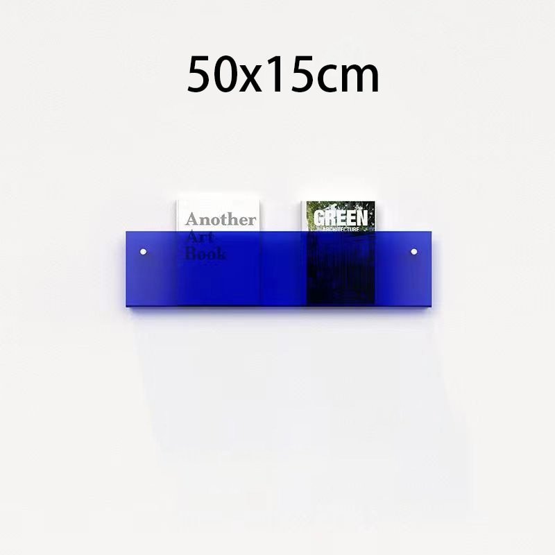 Clear Acrylic Wall-Mounted Magazine Holder
