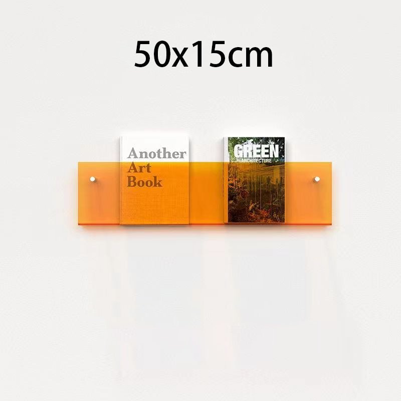Acrylic Wall-Mounted Floating Magazine Holder