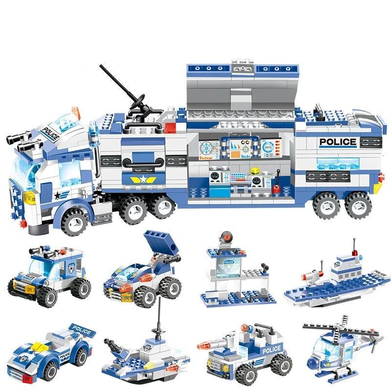 8-in-1 Building Set for Kids - Action-Packed Adventure Blocks