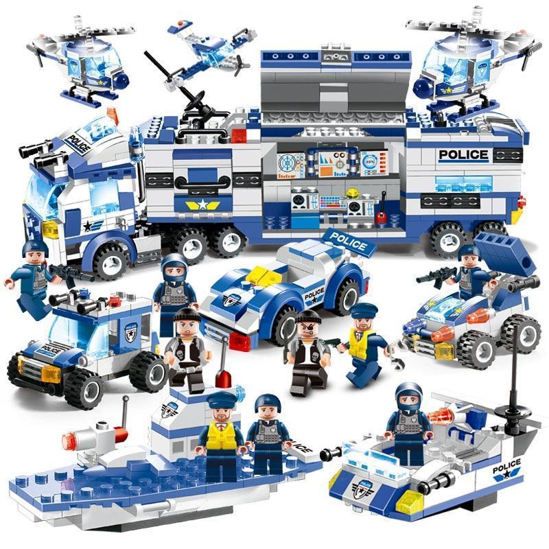8-in-1 Building Set for Kids - Action-Packed Adventure Blocks