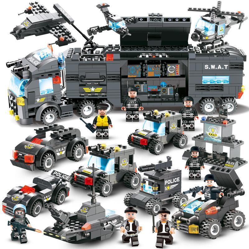 8-in-1 Building Set for Kids - Action-Packed Adventure Blocks
