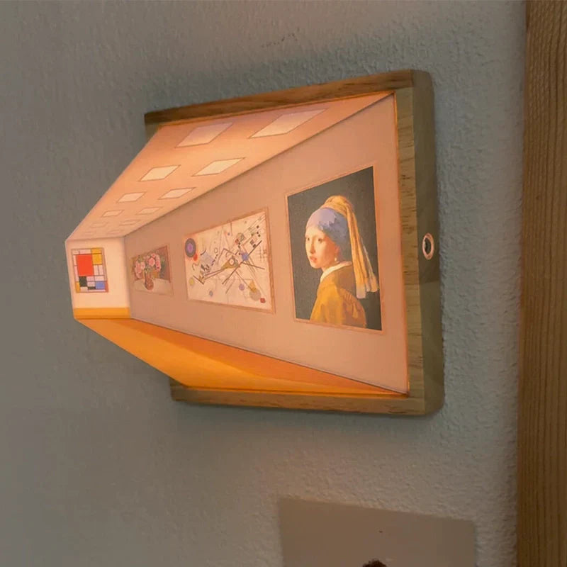 3D Optical Illusion Wall Lamp with Night Light