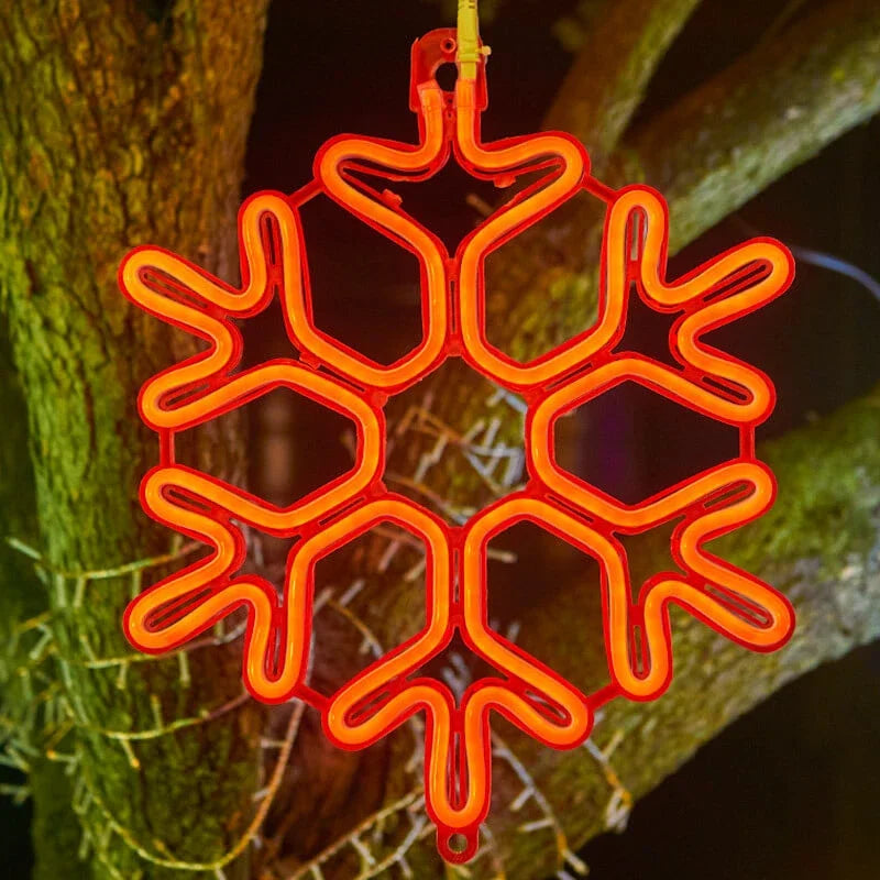 Waterproof LED Snowflake Light for Outdoor Winter Decor