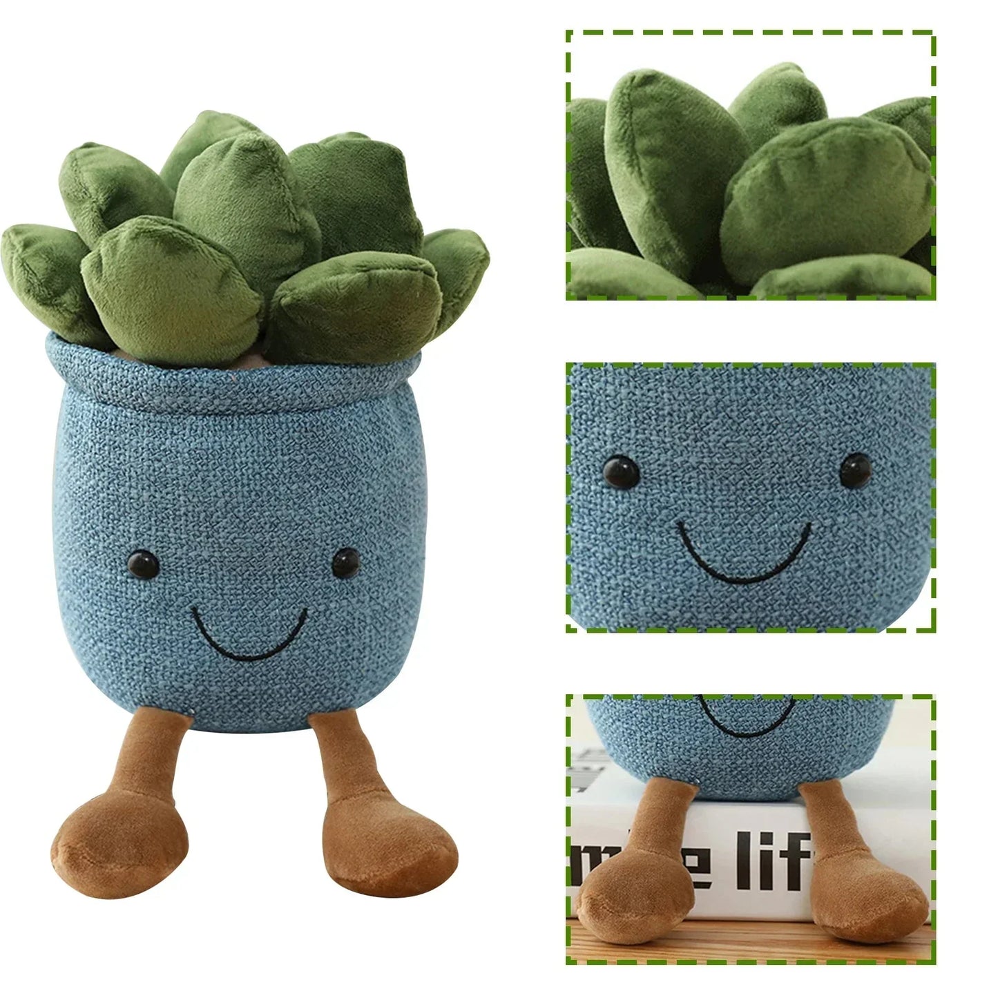 Succulent Plush Pillow Cushion for Cozy Decor