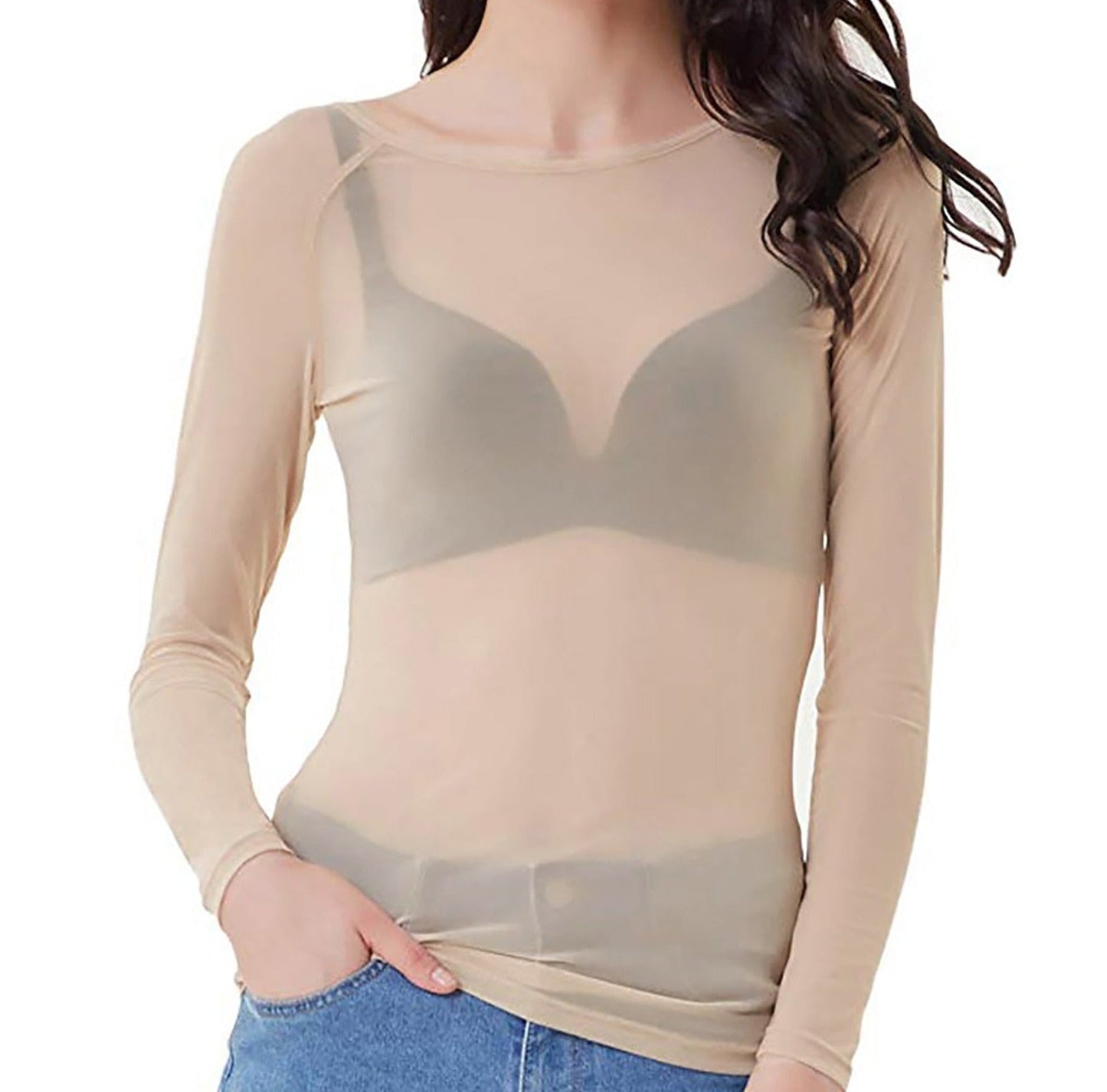 Elegant Long Sleeve Blouse for Women - Comfortable and Versatile
