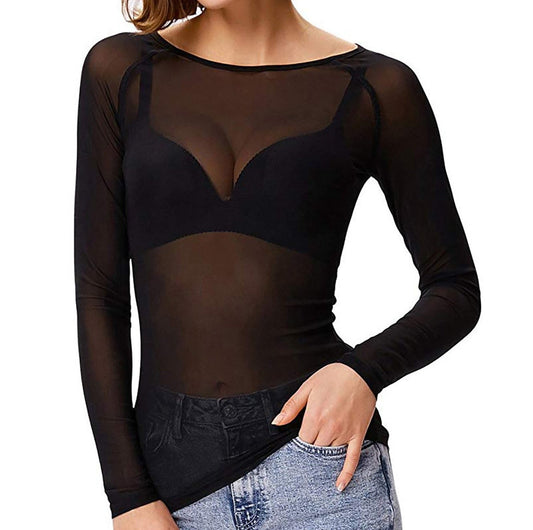 Elegant Long Sleeve Blouse for Women - Comfortable and Versatile
