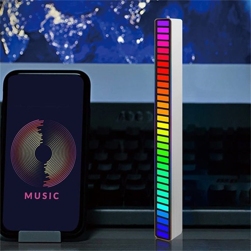 Wireless Sound-Controlled RGB Music Light Bar