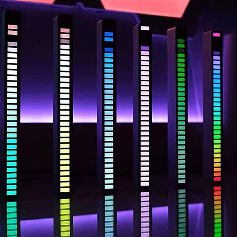 Sound-Activated RGB Light Bar with Adjustable Microphone