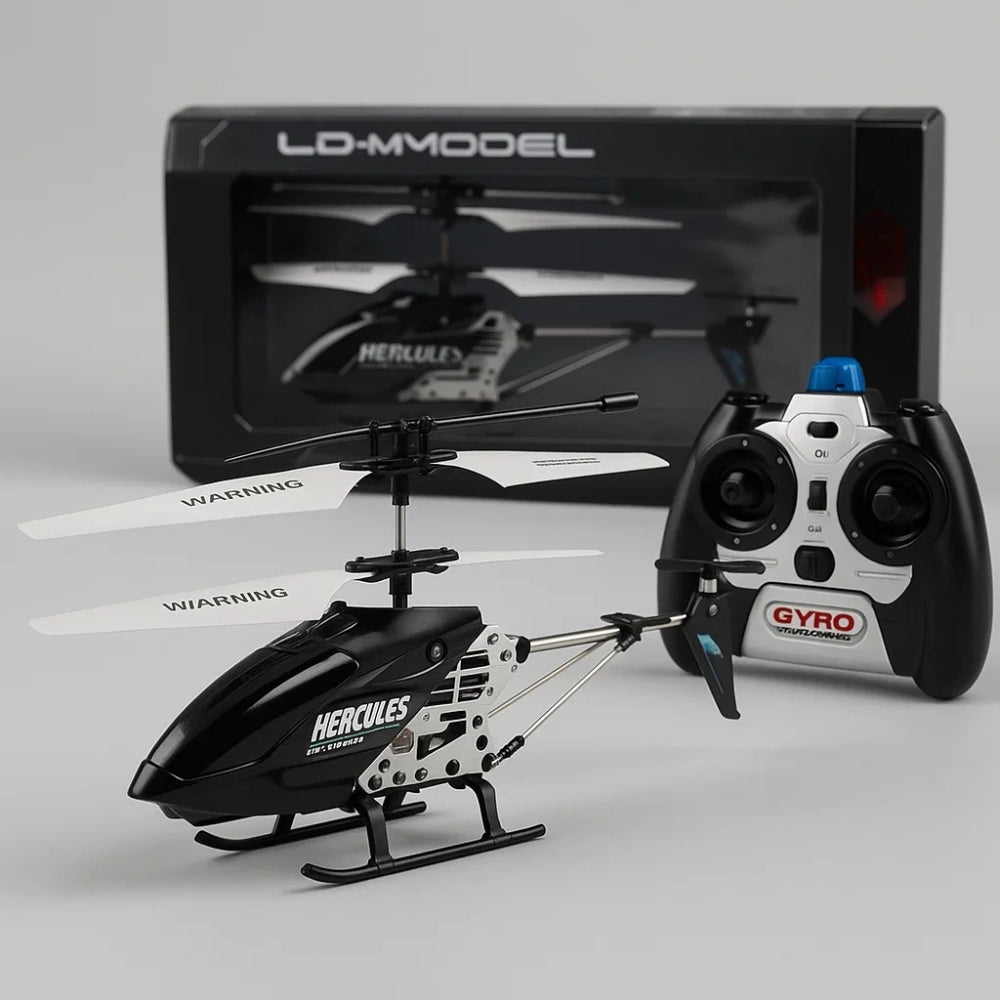Mini RC Helicopter with Gyro Stabilization and Easy Control