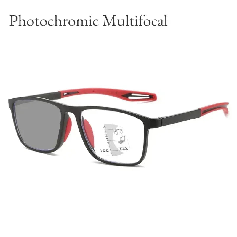 Photochromic Reading Glasses with Blue Light Filter and TR90 Frame