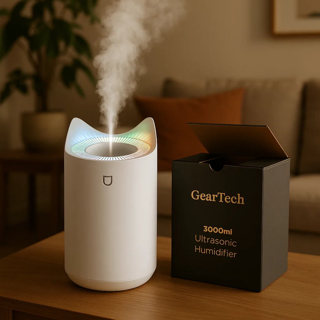 Ultrasonic Humidifier with 3000ml Tank for Better Sleep and Fresh Air