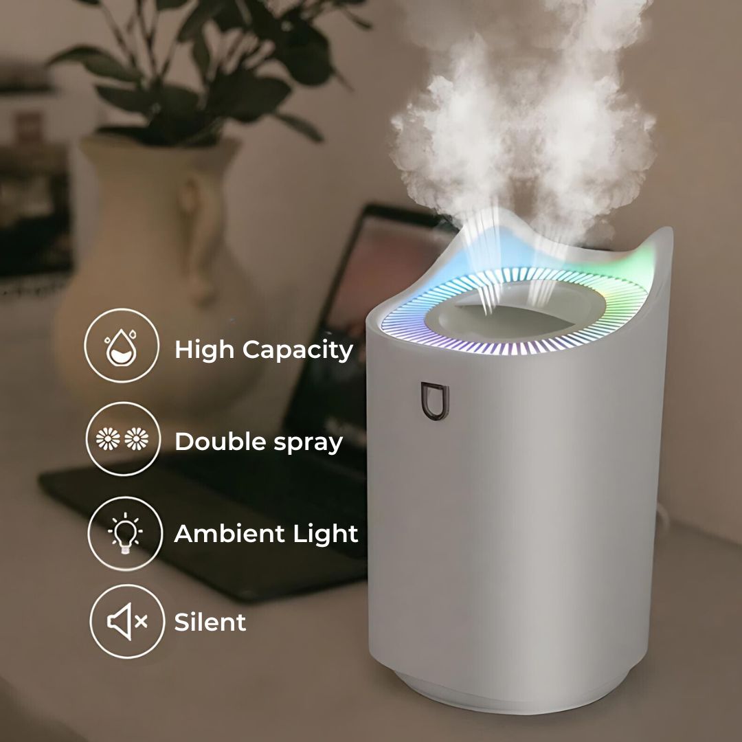 Ultrasonic Humidifier with 3000ml Tank for Better Sleep and Fresh Air