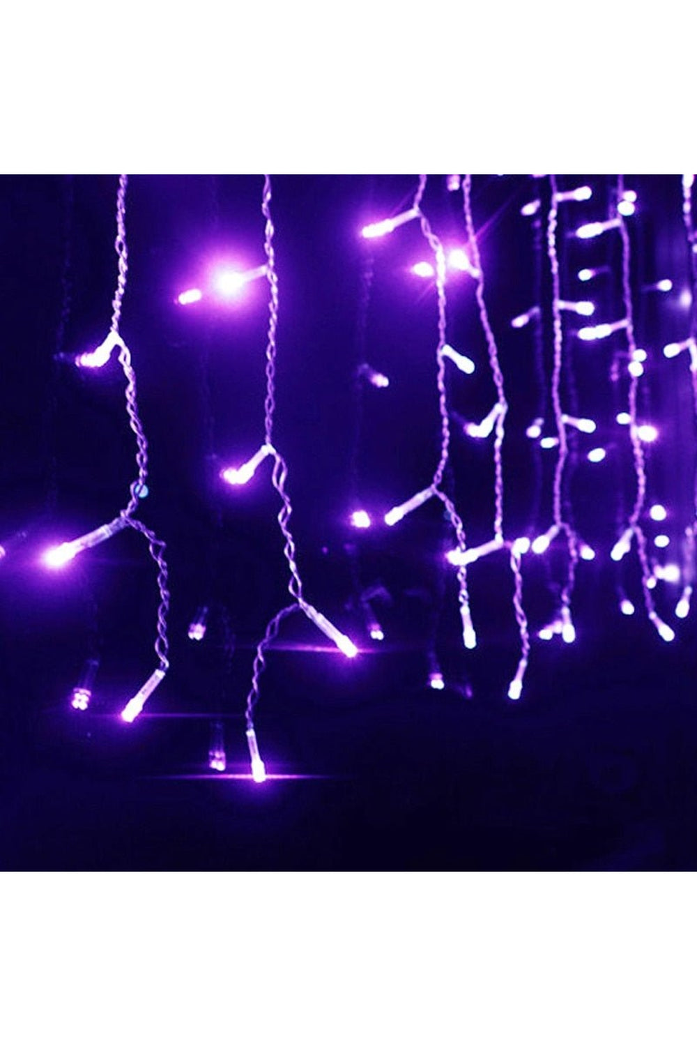 Butterfly LED String Lights - 11.5 ft Purple Glow