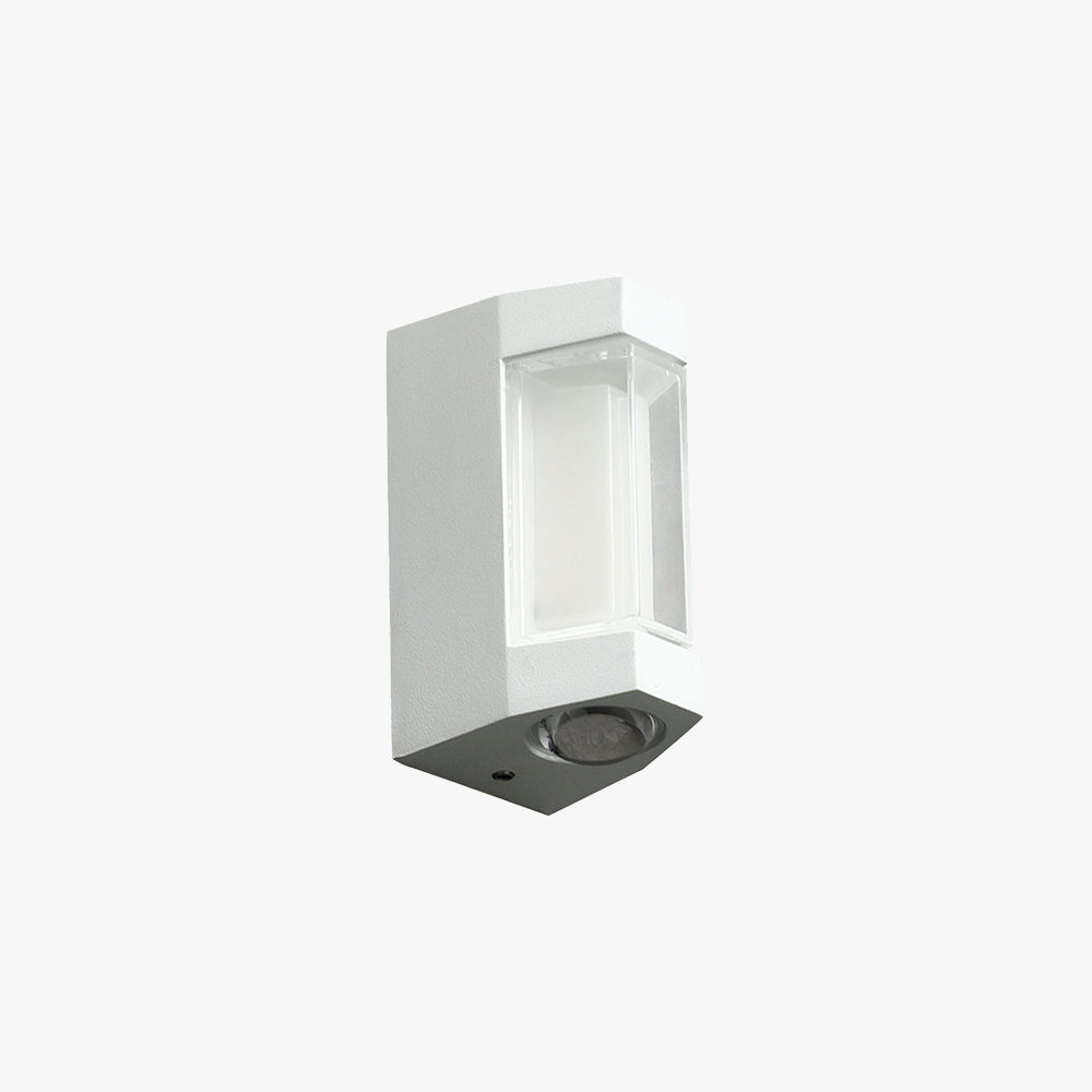 Double Light Outdoor Wall Lamp - Weather Resistant LED in Black or White
