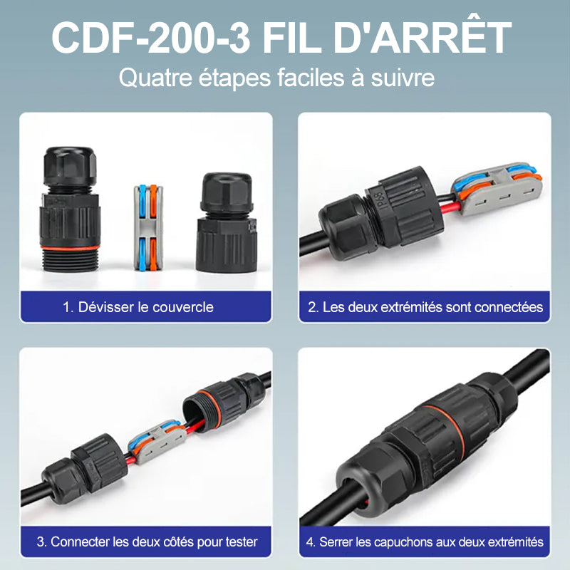 Waterproof Outdoor Electrical Wire Connector