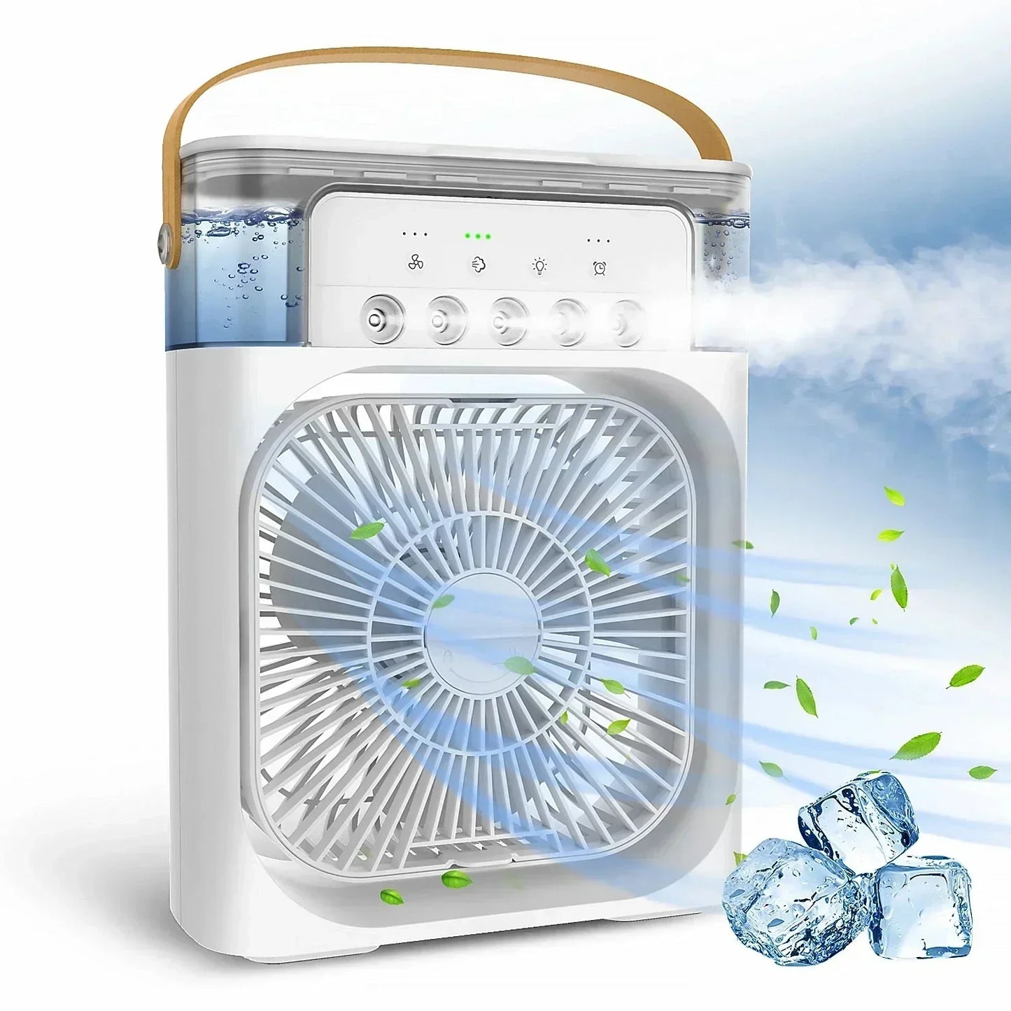 Portable USB Cooling Fan with Adjustable Speeds and Quiet Operation