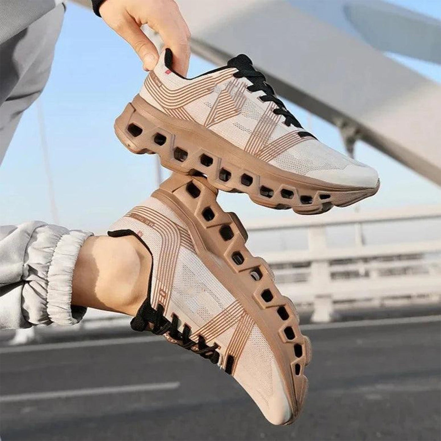 Men's Lightweight Breathable Sneakers with Padded Comfort