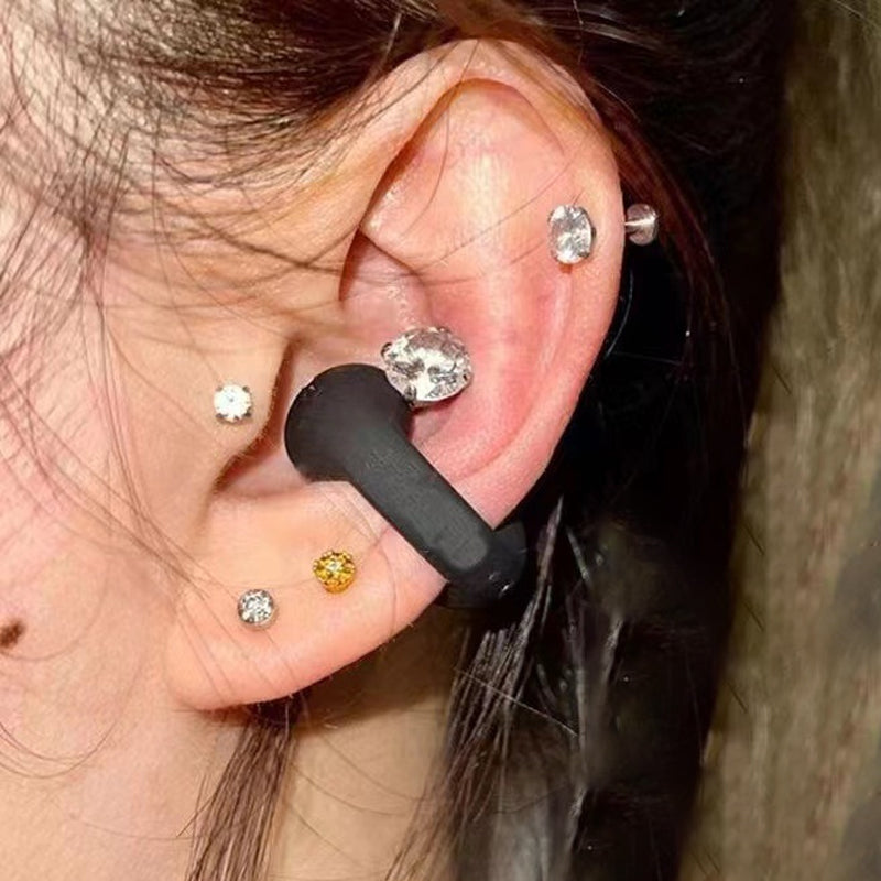 Wireless Noise Cancelling Earbuds with Comfortable Earclips