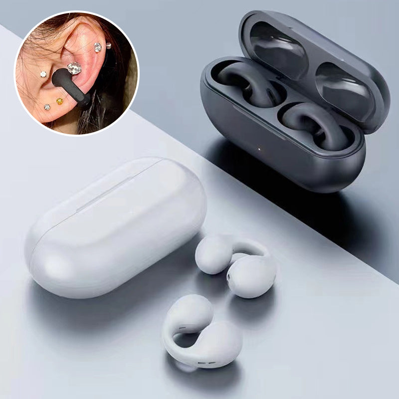 Wireless Noise Cancelling Earbuds with Comfortable Earclips