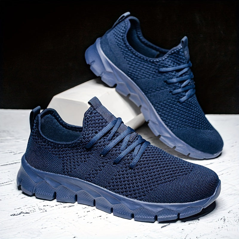 Lightweight Slip-On Running Shoes with Breathable Mesh and Flexible Sole