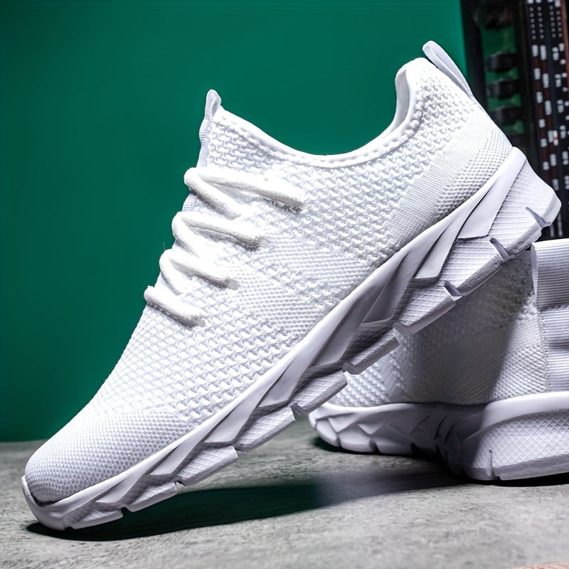 Lightweight Slip-On Running Shoes with Breathable Mesh and Flexible Sole