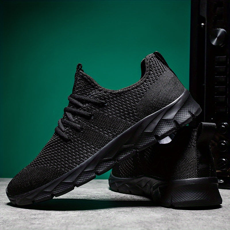 Lightweight Slip-On Running Shoes with Breathable Mesh and Flexible Sole