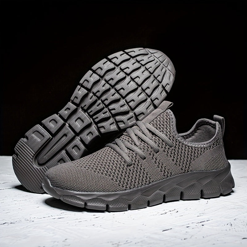 Lightweight Slip-On Running Shoes with Breathable Mesh and Flexible Sole