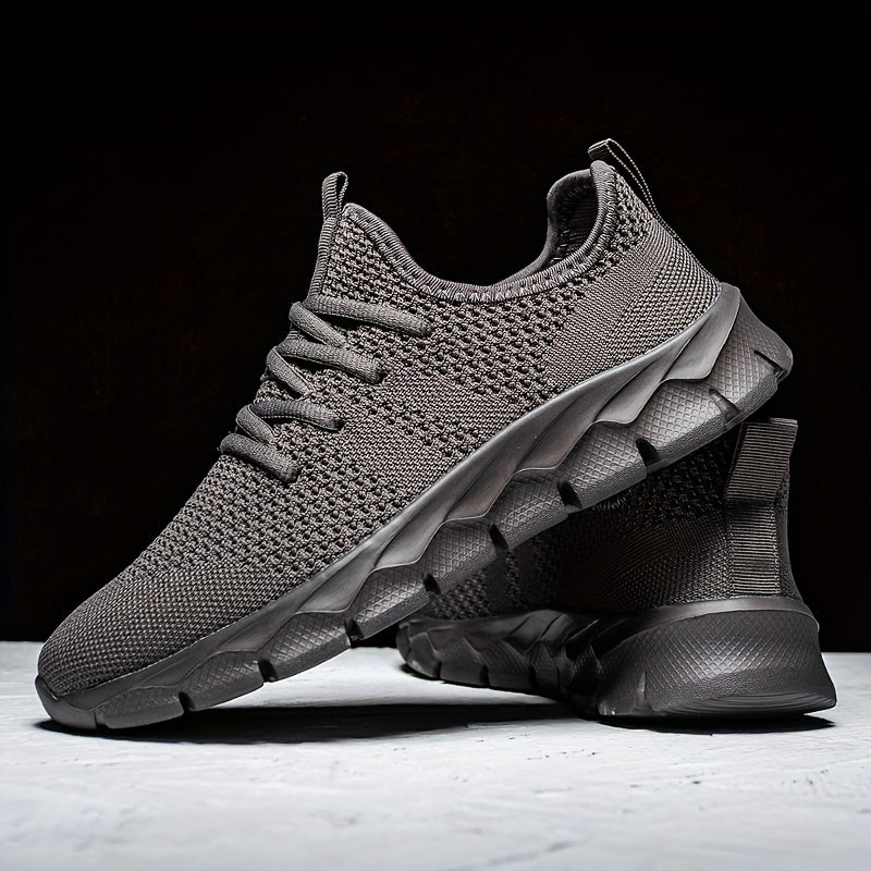 Lightweight Slip-On Running Shoes with Breathable Mesh and Flexible Sole