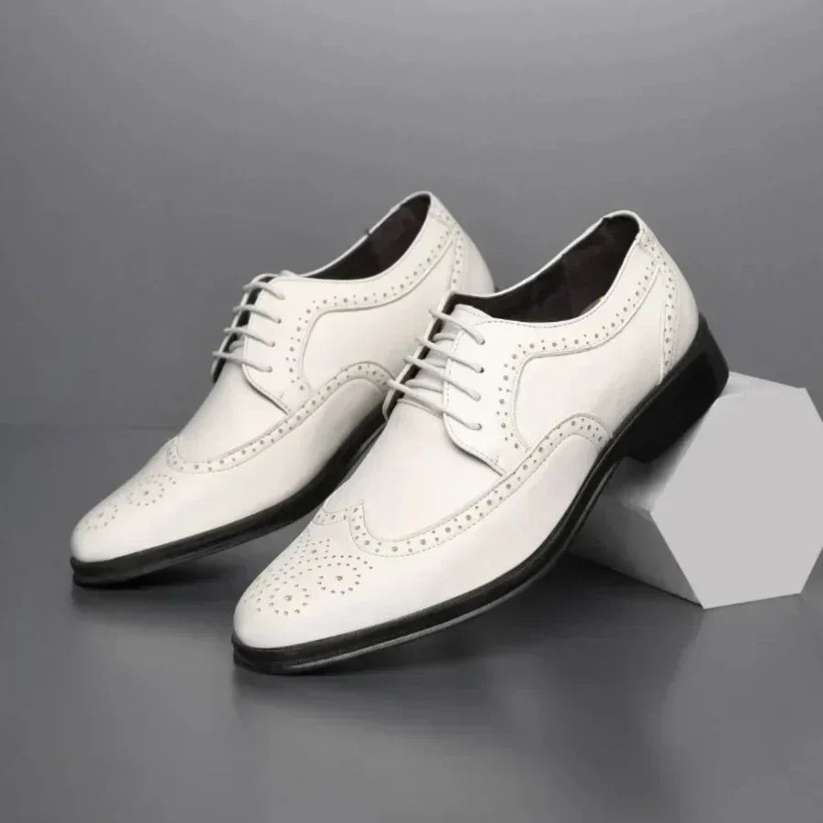 Stylish Leather Supportive Men's Dress Shoes