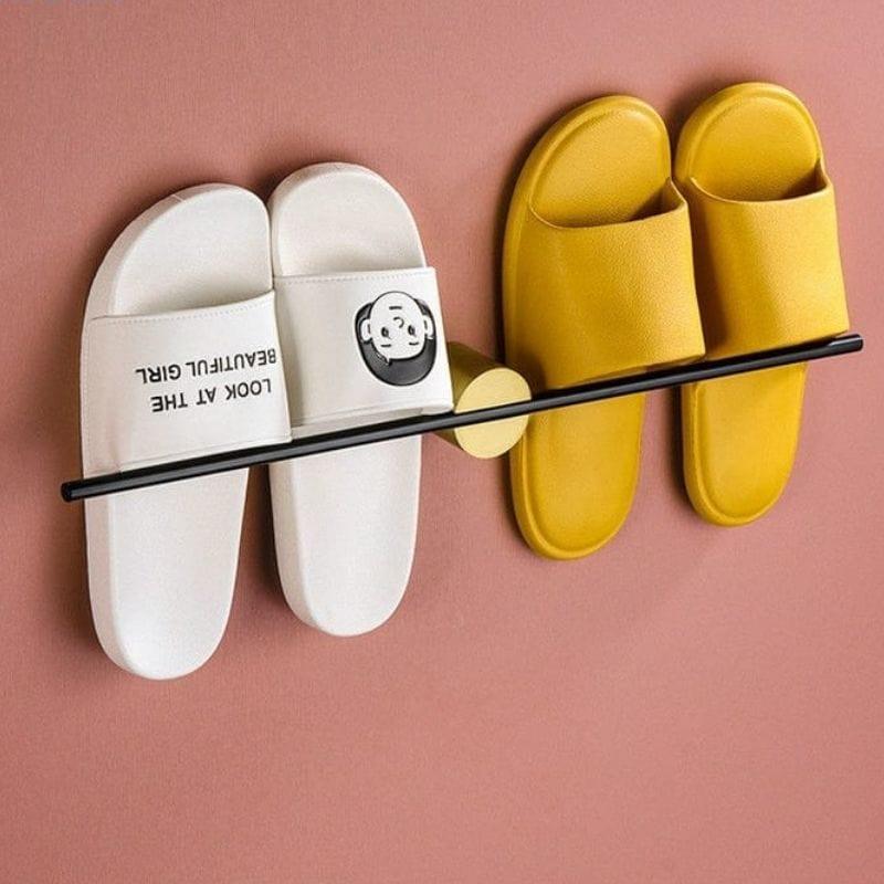 Aluminum Wall-Mounted Towel Rack in Modern Style