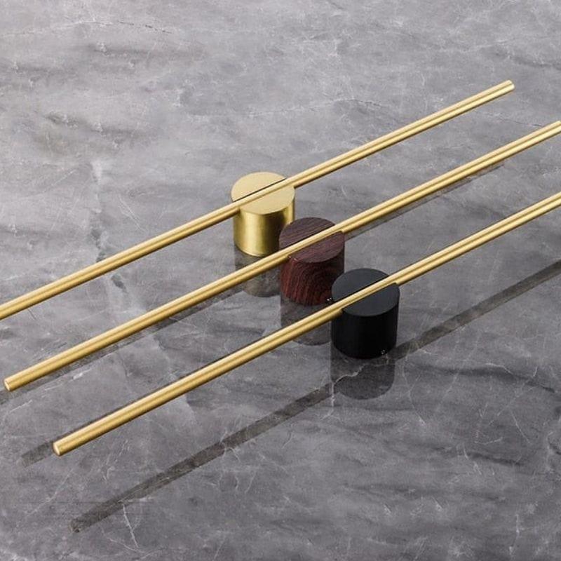Aluminum Wall-Mounted Towel Rack in Modern Style