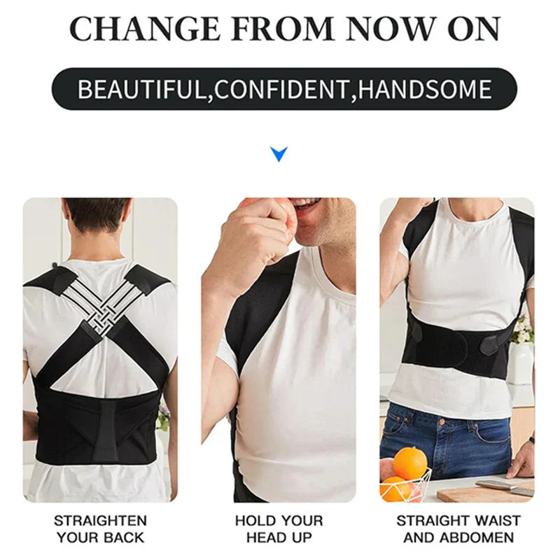 Ergonomic Back Stabilizer for Improved Posture and Pain Relief