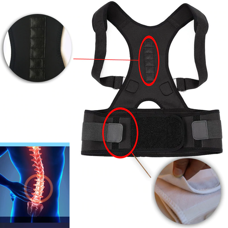 Back Support Posture Corrector for Neck and Shoulder Relief