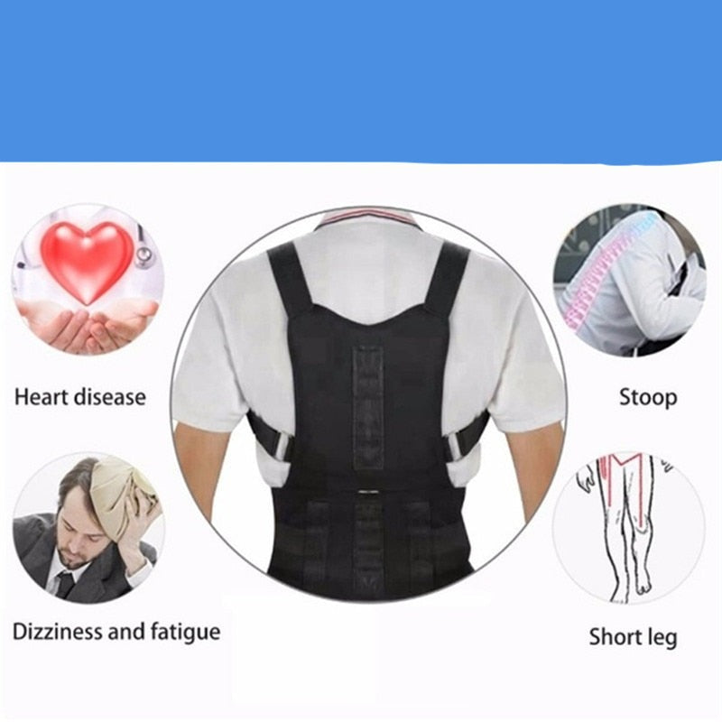 Back Support Posture Corrector for Neck and Shoulder Relief