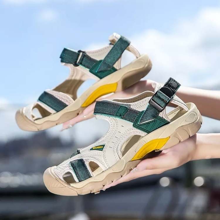 Unisex Adjustable Outdoor Sandals with Cushioned Sole