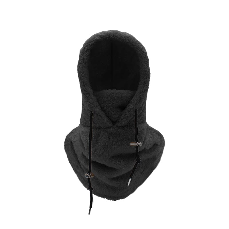 Plush-Lined Adjustable Hood for Skiing and Biking